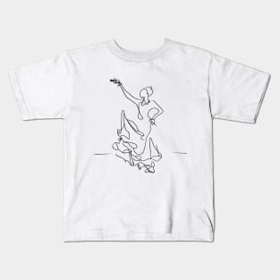 Flamenco dancer Kids T-Shirt